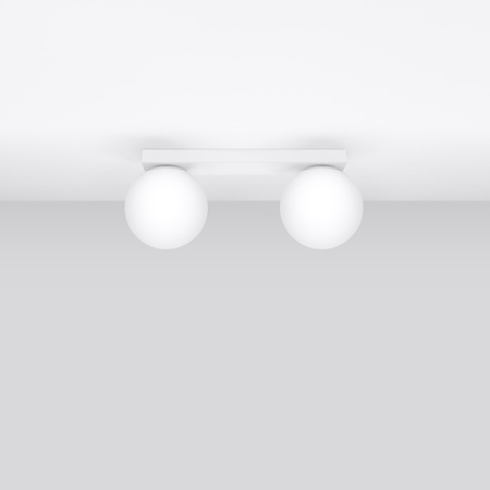 YOLI 2 2xG9 Bílé moderní stropní svítidlo SOLLUX