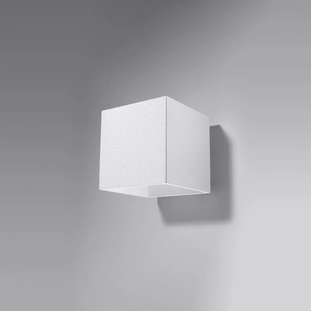 Nástěnné svítidlo QUAD 1 G9 Cube Top-Bottom Minimalist White SOLLUX