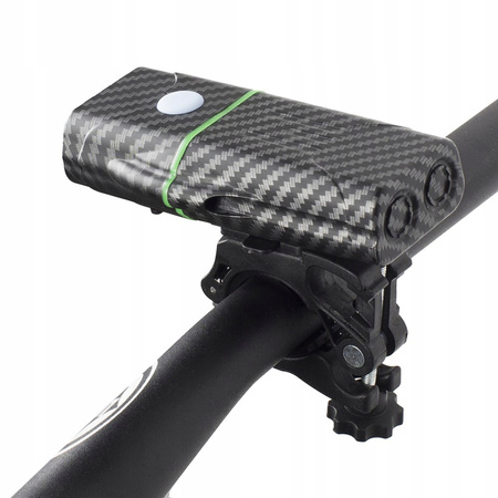 LED svítilna na kolo USB-C držák 6 režimů 600lm IP65 Funkce Powerbanka VAYOX