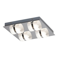 LED stropní svítidlo pro povrchovou montáž do koupelny 20W 1460lm 4000K Chrome IP44 Moderní Tony 5492 Rabalux