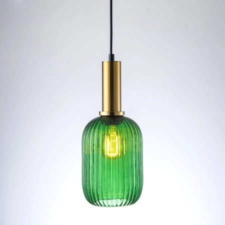 E27 Green Gold Suffolk Sanico Goldlux Dekorativní závěsné stropní svítidlo