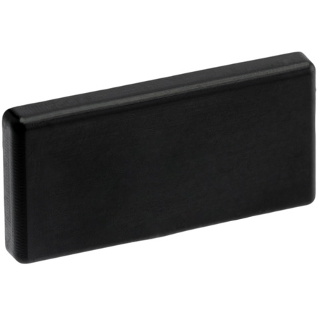 Záslepka pro Povrchový Profil MINI, Plná Černá Plastová LUMILED