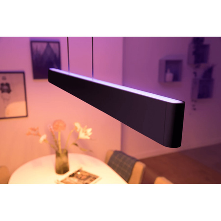 ENSIS Stropní svítidlo černé 79W CCT RGB Top Down PHILIPS HUE Bluetooth Zigbee