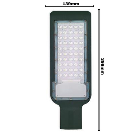 LED pouliční lampa QR 50W IP65 5000K 5000lm šedá