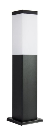 Venkovní stojací zahradní lampa POST Inox Square SS802-450 BL E27 45cm Su-Ma