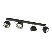 ALTEA BLACK Spot Černostříbrné stropní svítidlo Moderní 4xES111 GU10 3422 TK Lighting