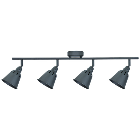 FIONA NÁSTĚNNÉ SVÍTIDLO. nástěnné svítidlo 4xE14 do stropu. BLACK GOLDLUX (Polux)