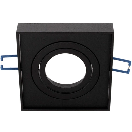 Halogenová svítidlo GU10, TUBA SPOT Nastavitelná Čtvercová Černá 20mm MIDI + LED GU10, 6W 4000K LUMILED