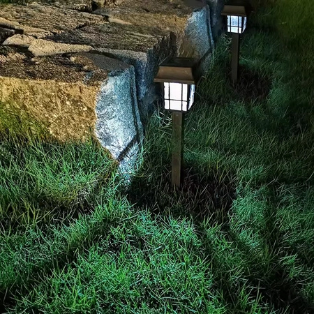 Solární LED lampa Lucerna snímač soumraku, 33cm IP44 ASTRUM LUMILED