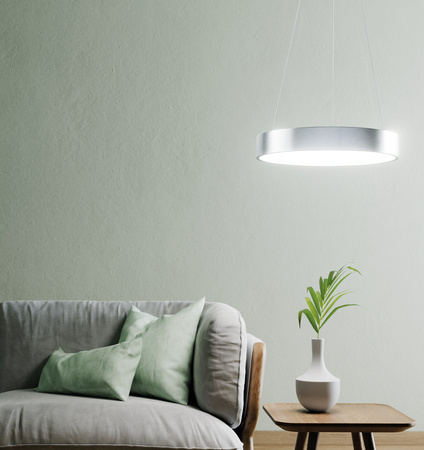 Stropní závěsné svítidlo LED 18,5 W 500 lm CCT stmívatelné stříbrné SMART+ WiFi Sun@Home Ledvance
