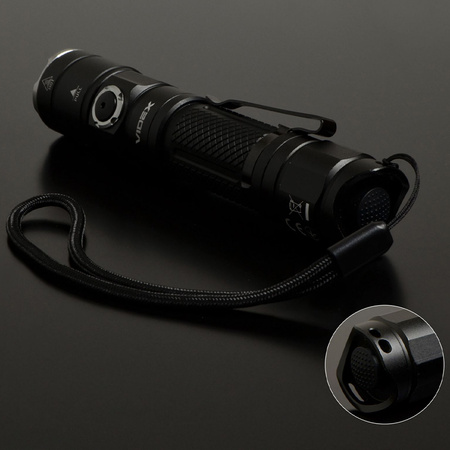 Nabíjecí ruční svítilna LED 10W 1200lm Zoom 6 režimů USB-C IP44 Videx