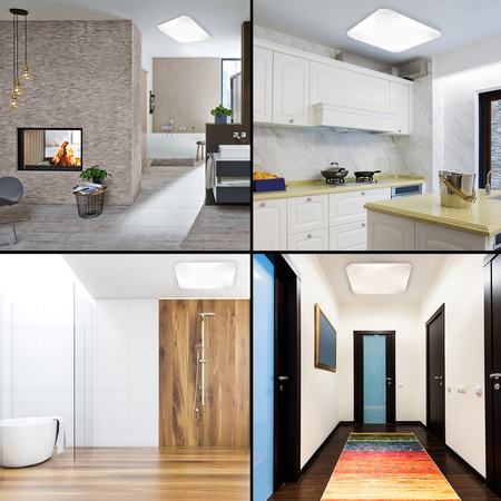 KASTOR 30 stropní lampa svítidlo LED stropní lampa 15W GOLDLUX (dříve Polux) 1500lm 4000K