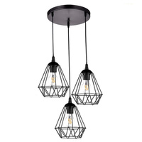Stropní závěsné svítidlo Loft Black Diamond Overhang Plafond to LED 3x E27 Brilliant