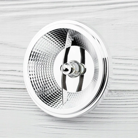 LED žárovka ES111 GU10 10W = 75W 1055lm 4000K neutrální bílá 38° Stříbrná LUMILED