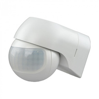 PIR senzor pohybu a soumraku IP44 Povrchová montáž bílá 12m 180° CP Ecolight