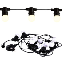 Zahradní světelný řetěz PARTY 6,2 m 10xE27 LED 6W 3000K GOLDLUX (Polux)