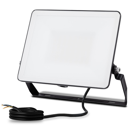 LED reflektor AZZLER 50W 6000lm 4000K IP65 Halogenová venkovní lampa černá LUMILED