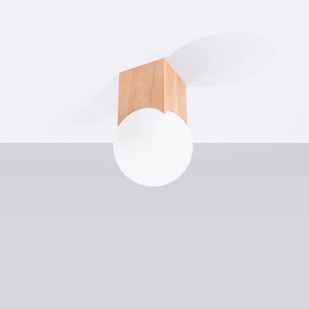 Zapuštěné stropní svítidlo G9 Natural Wood White Solis Peach Puff SL.1407 Sollux