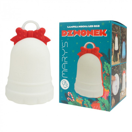 Dětské LED noční světlo 1W 3000K teplá bílá + RGB dobíjecí 1000mAh White MARY'S TALKER