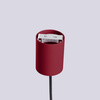 Závěsné svítidlo s převisem G9 Round Maroon Modern Matte Halo Sollux