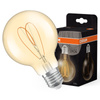 Dekorativní LED žárovka G80 E27 4,9W = 40W 470lm 2200K teplá CRI90 300° jantarová stmívatelná Vintage 1906 Osram