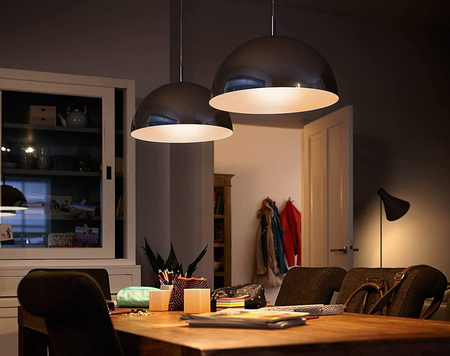 Sada 2x LED žárovka E27 A60 4,5W = 40W 470lm 2700K Warm Filament Milky PHILIPS