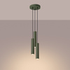 Stropní závěsné svítidlo Tuba Spot 3x GU10 Olive Lagos Ocean Green SL.1487 Sollux