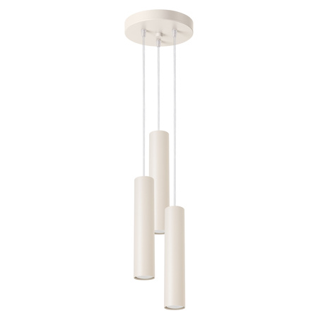 Stropní závěsné svítidlo Tuba Spot 3x GU10 Beige Lagos Ocean Green SL.1482 Sollux