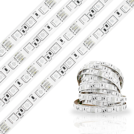 LED pásek 12V, 72W 300LED 5050 RGB 10mm 5m LUMILED