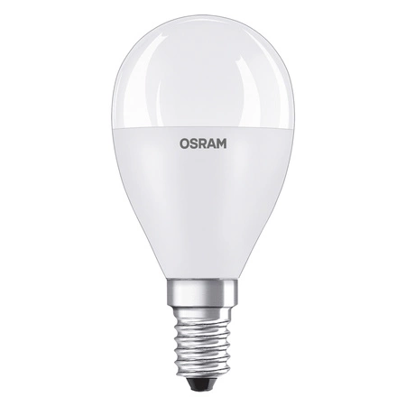 LED antibakteriální žárovka P47 Ball E14 7W = 60W 806lm 6500K Cold 180° Antibacterial Classic Osram