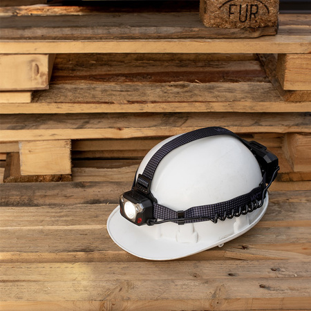 Nabíjecí čelovka 1200 lm SST40 + senzor pohybu IP44 6 režimů VA0103 Vayox