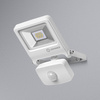 Reflektor LED 10W 800lm 3000K IP44 Bílý s pohybovým senzorem LEDVANCE Floodlight Endura