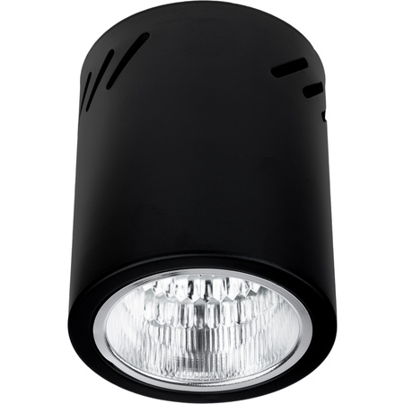 Povrchové svítidlo E27, TUBA SPOT Stálá Kulatá Černá APUS 13 LUMILED