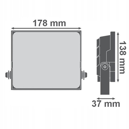 Reflektor LED Halogenový 50W 6500K 4500lm IP65 Ecolight