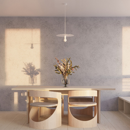 LED závěsné stropní svítidlo FLAVIO E27 Overhang White SOLLUX