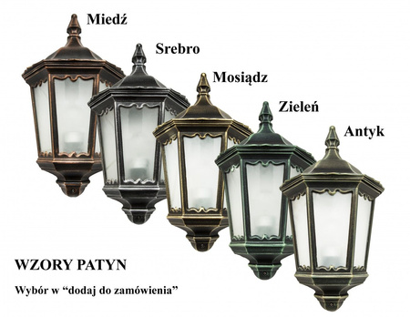 Venkovní zahradní lampa stožár LANTERN E27 Retro Maxi K 5002/2 BD 45 120cm černá Su-Ma