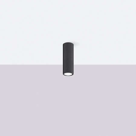 Stropní svítidlo Tuba Spot GU10 Black Carbon Deep Space SL.1569 Sollux