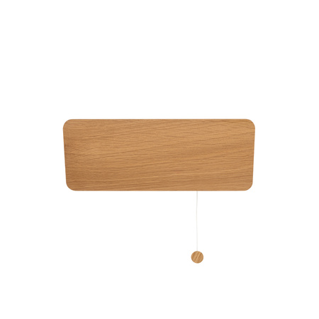 OSLO 9700 Nowodvorski dřevěné nástěnné svítidlo E14 Dřevo + ocel Minimalistické nástěnné svítidlo