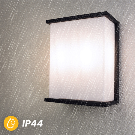 Zahradní nástěnná lampa 2x E27, obdélníková LEVIS LUMILED