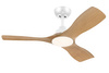 Stropní ventilátor 28W LED stropní svítidlo 24W 2650lm 3000/4300/6500K CCT Brown White + Pilot Olas Philips