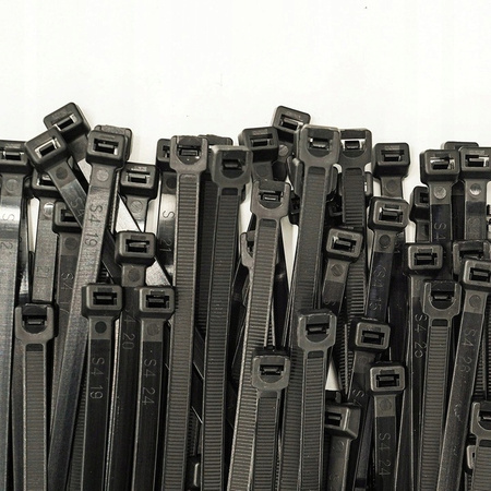 Stahovací páska 370/7.6mm bílá 100 kusů