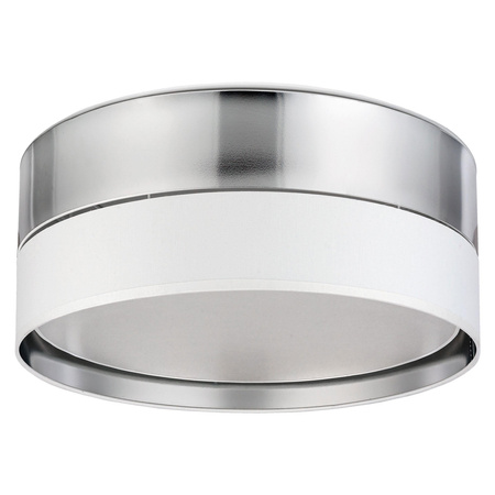Stropní svítidlo Plafond HILTON Round White and Silver 45cm 15W 3xE27 4181 TK Lighting