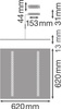 LED panelové kancelářské stropní svítidlo 33W 4000lm 4000K neutrální stmívatelné podhledové bílé 62x62cm UGR16 Zigbee IndiviLED® Ledvance