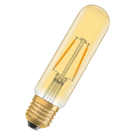 Dekorativní LED žárovka E27 TUBULAR 2,5W = 20W 200lm 2000K Warm 300° Filament OSRAM Vintage 1906
