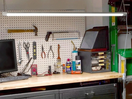 LED lineární přisazené svítidlo 18 W 6500 K studená bílá 120° bílé 60 cm Masterled