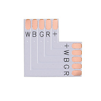Úhlový konektor PCB TYP L 10mm 5-PIN pro RGB+W LED pásky