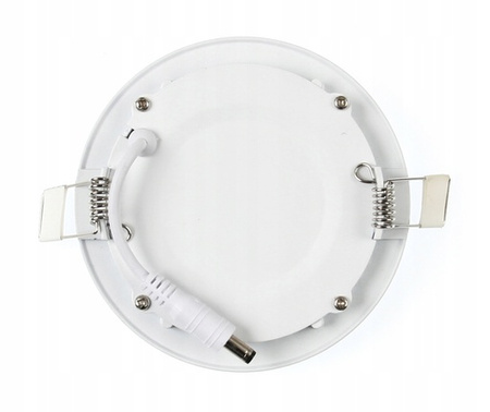 LED panel Stropní svítidlo 6W 480lm 6500K Studené zapuštěné kulaté bílé Proma Masterled