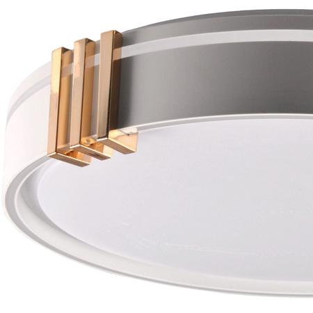 Stropní svítidlo LED Plafond 72W 8000lm CCT 120° White Grey IP44 Pilot Dimmable Arletta Sanico Goldlux