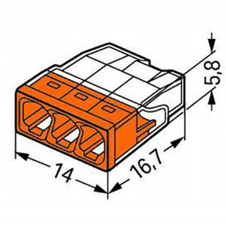 Rychlospojky Instalační sada konektorů Sada 100 kusů - 20x 2X2. 30x 3X2. 30x 4X2. 20x 5X2 + kufr s organizérem