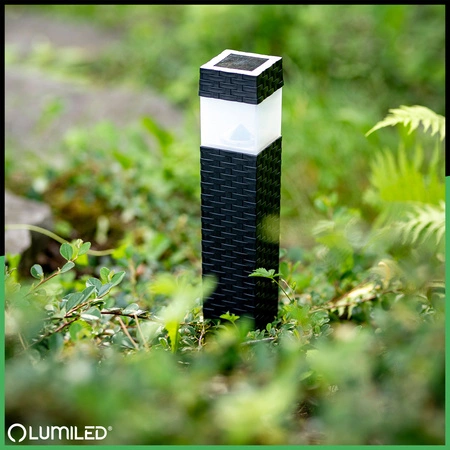 Solární LED lampa snímač soumraku IP44, 4000K PASCAL LUMILED